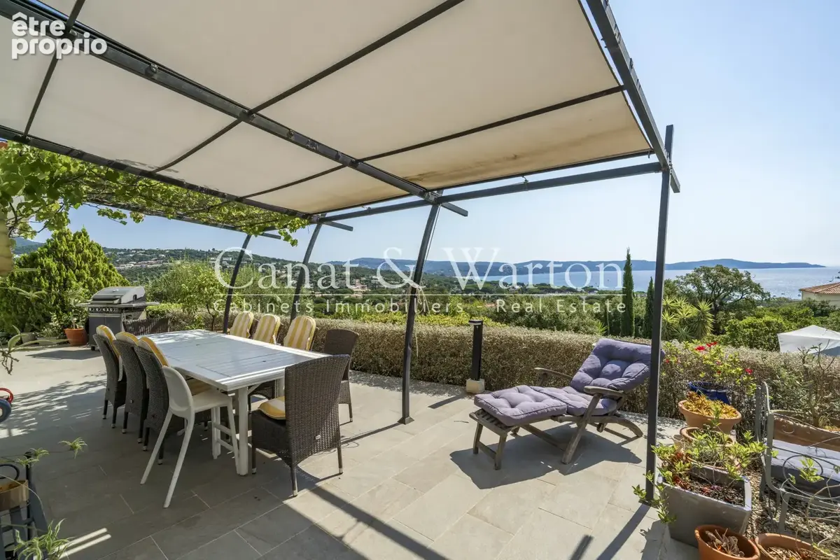 Proche de la plage avec une vue panoramique: villa rénovée à cavalaire avec piscine - photo 15