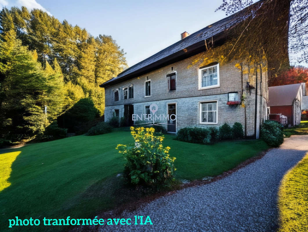 photo transformée avec l&#039;IA - Maison à ALBENS