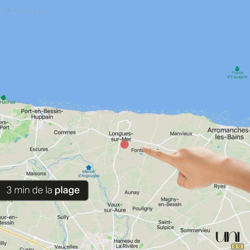 Maison à LONGUES-SUR-MER