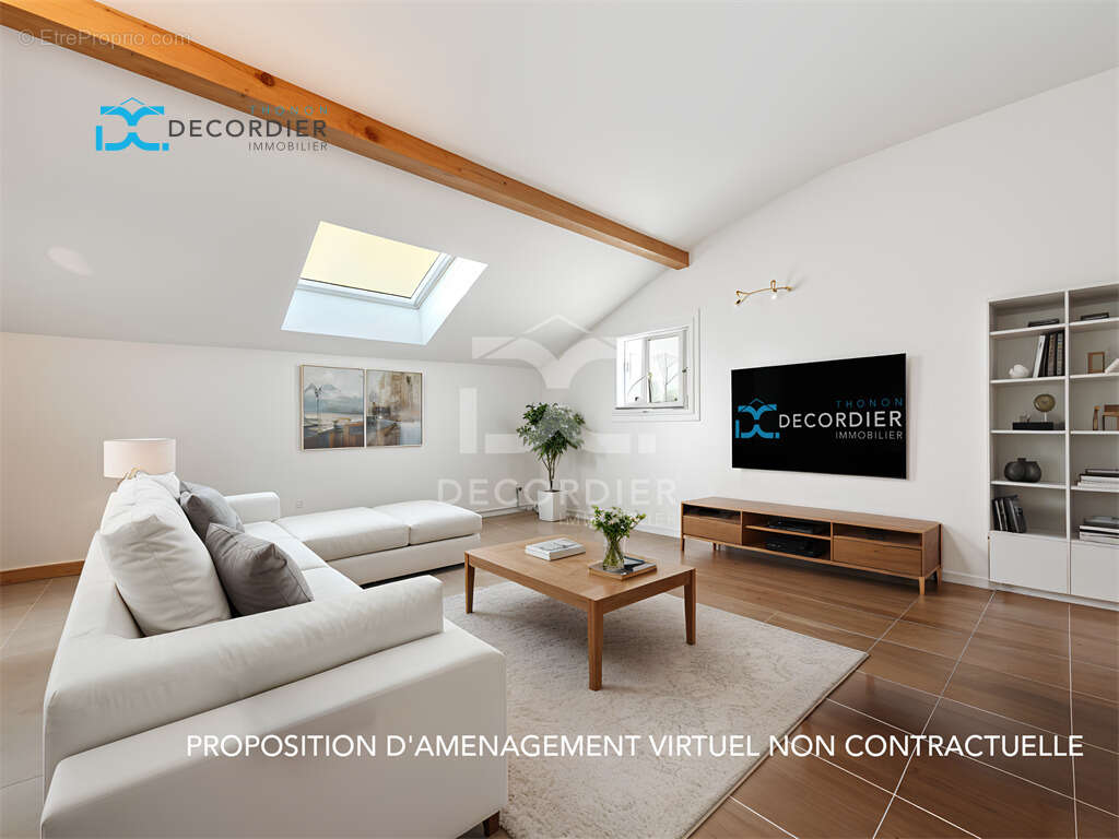 Thonon-les-bains appartement t3 bis 77m² et 91m2 au sol - photo 19