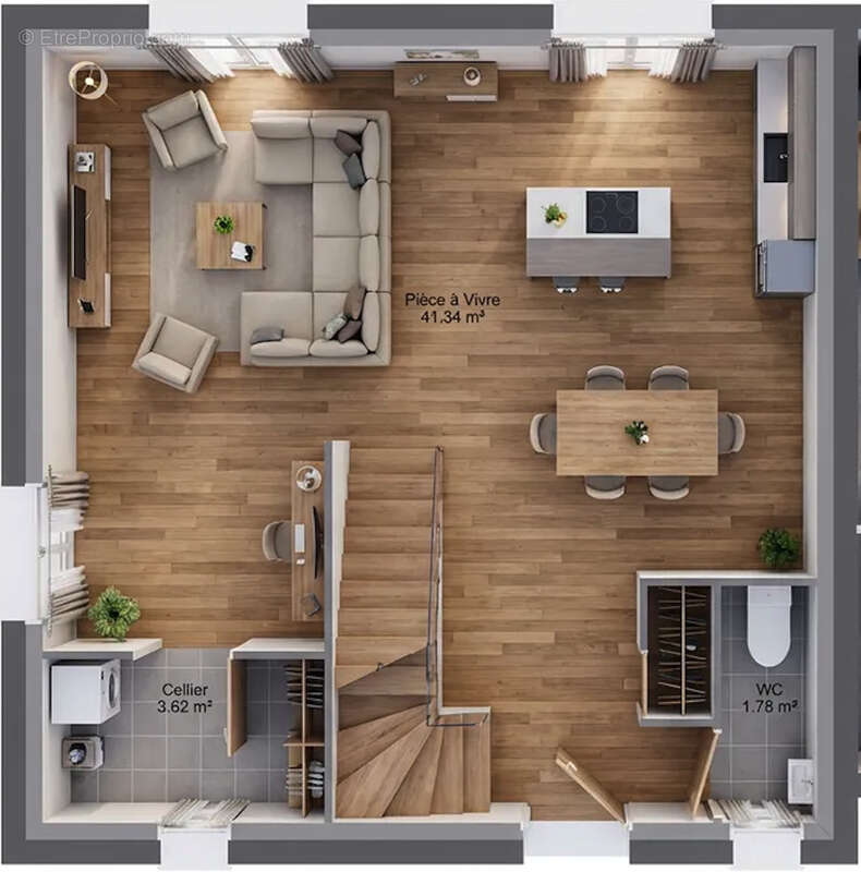 Maison étage 89 m2 habitable - photo 2