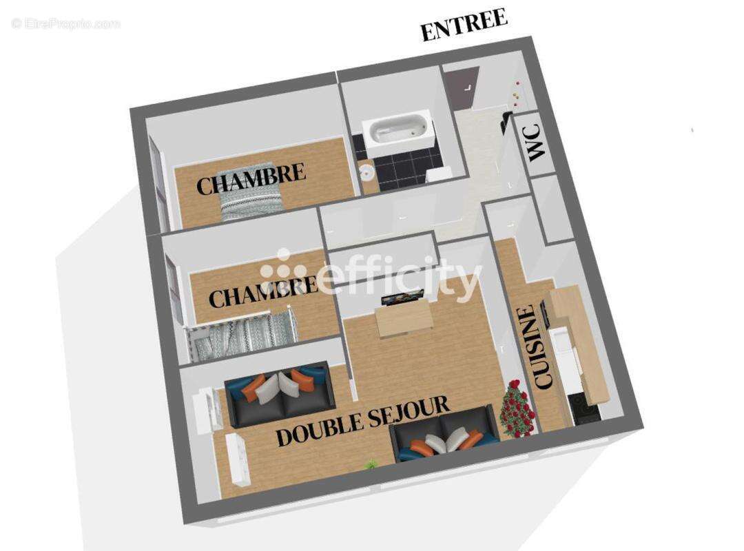 Appartement à PARIS-13E