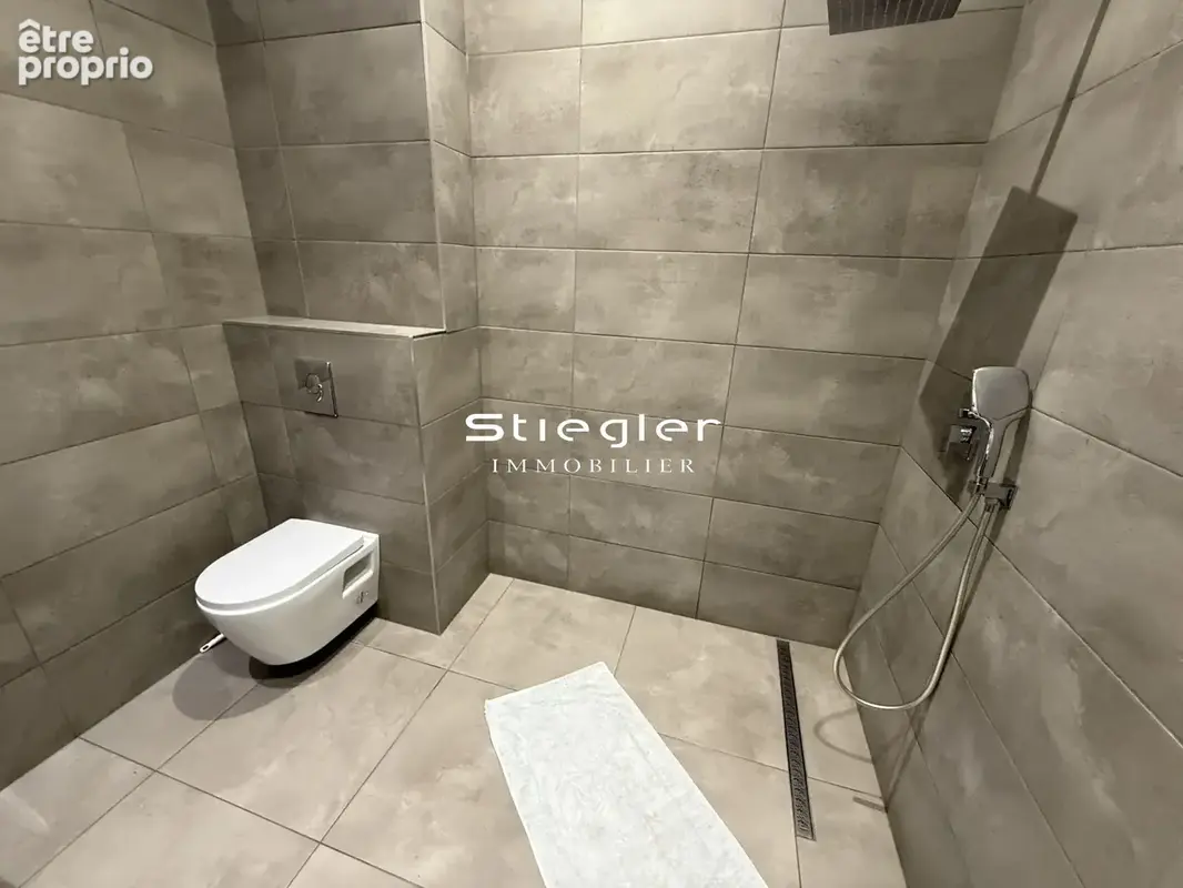 Appartement 1 - Bloc sanitaire (Vasque, douche italienne, WC)