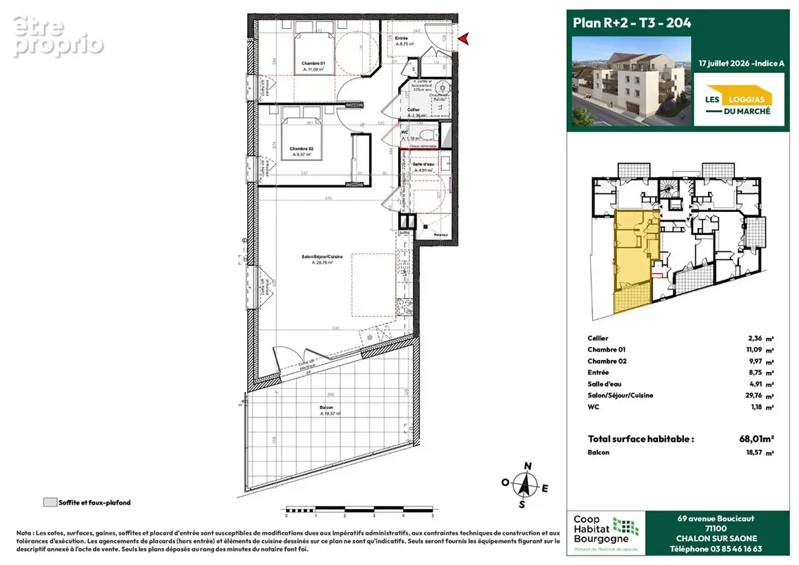 Photo Appartement à Gueugnon au prix de 210 200€