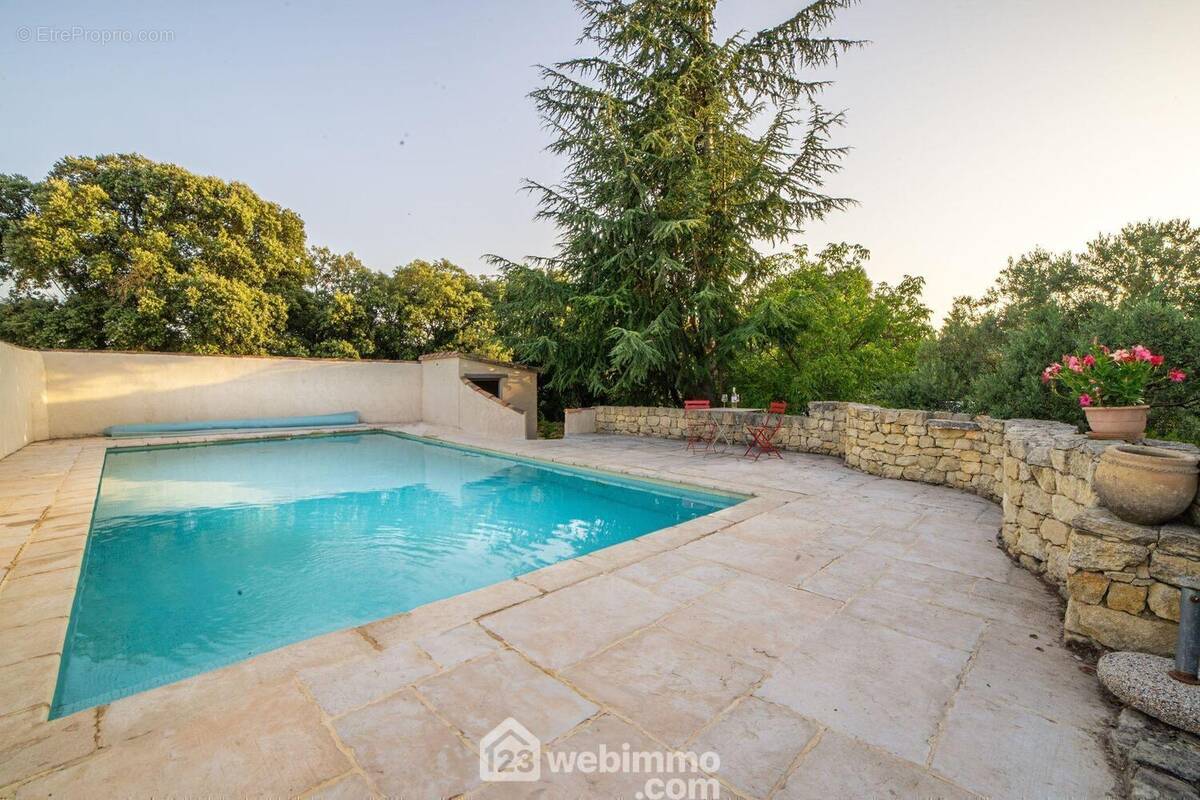 Piscine vue sur le Ventoux - Maison à BEDOIN