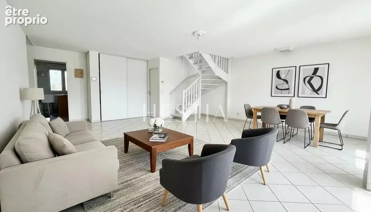 Le Bourget du lac, dernier étage, T5/T6 duplex de 134m² avec parking et 2 garages - photo 5