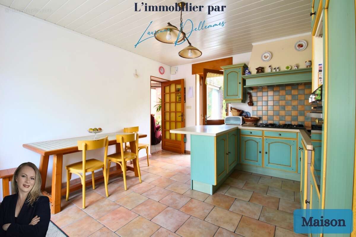 Propriété complète : Une maison de 160m2 + 3 gîtes meublés (possibilité 4) + Hangar + Terrain à Nivelle (59) - photo 19