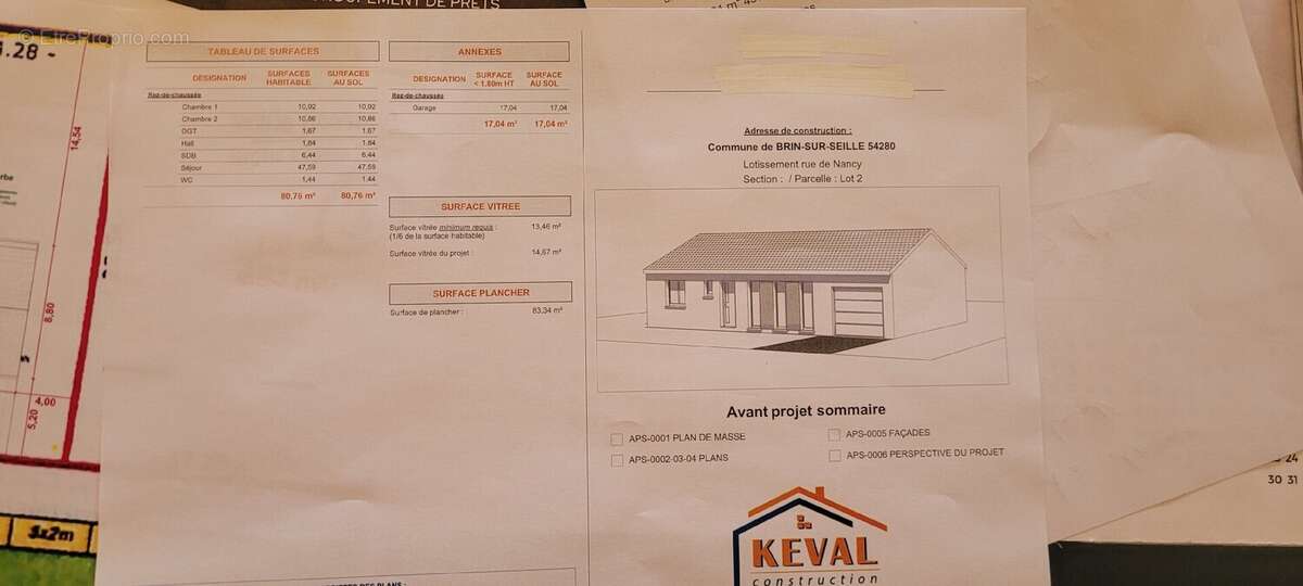 Maison à CHAMPENOUX