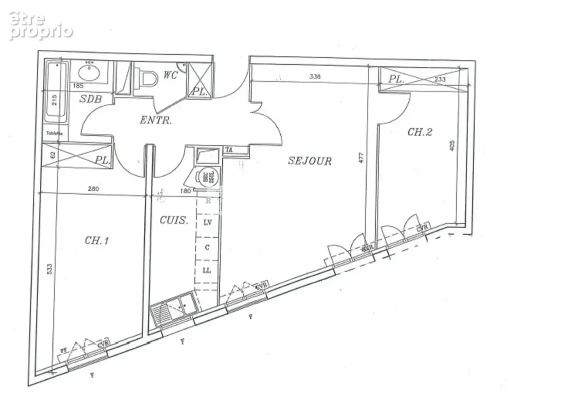 Appartement à MONTROUGE