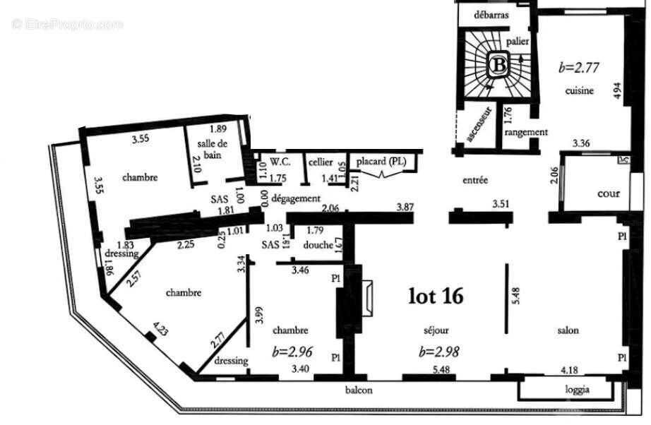 Appartement à PARIS-8E