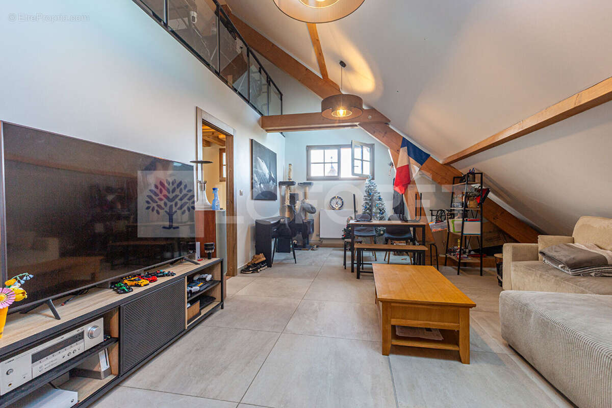 Agence immobiliere laforet - "dodonea" - annecy / seynod - appartement duplex t5 de 189,4m² au sol et 119m²  loi carrez - cave - - photo 3