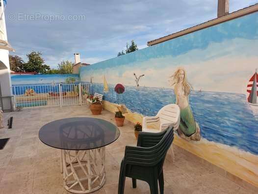 Terrasse - Maison à LA GRANDE-MOTTE