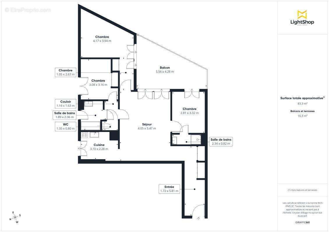 Appartement à BORDEAUX
