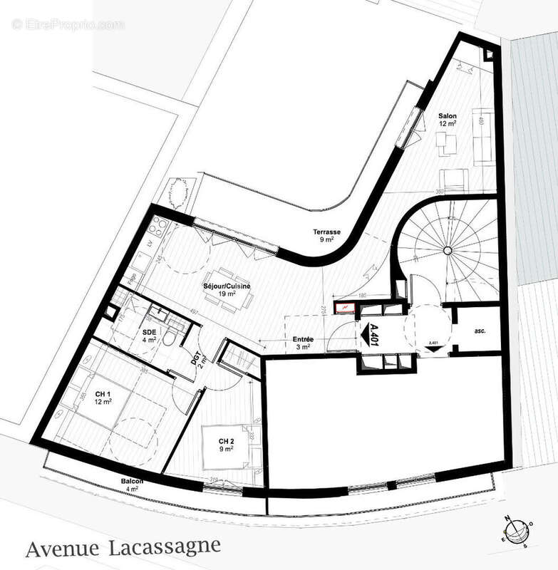 Appartement à LYON-3E