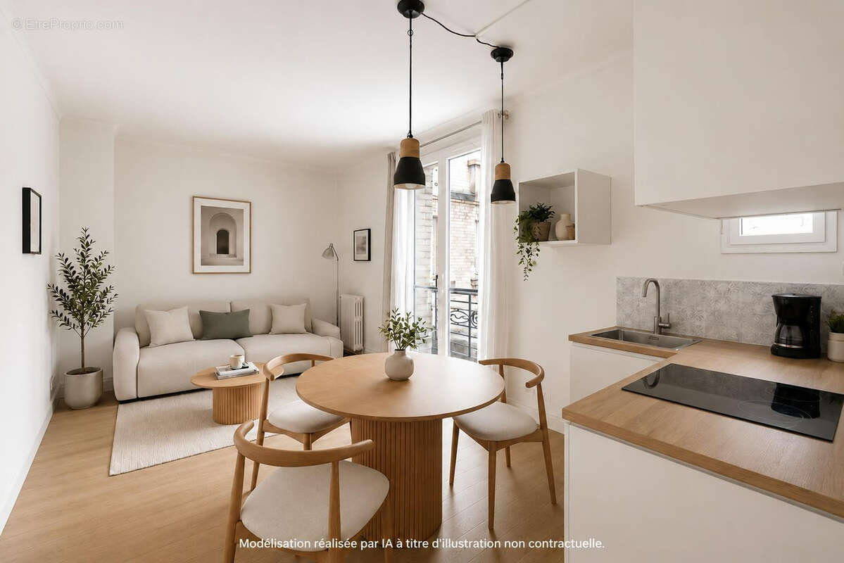 Etage eleve -  ascenseur - art deco - gardienne - photo 2