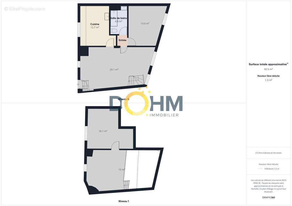 Appartement duplex F3 de 94m2 - photo 5