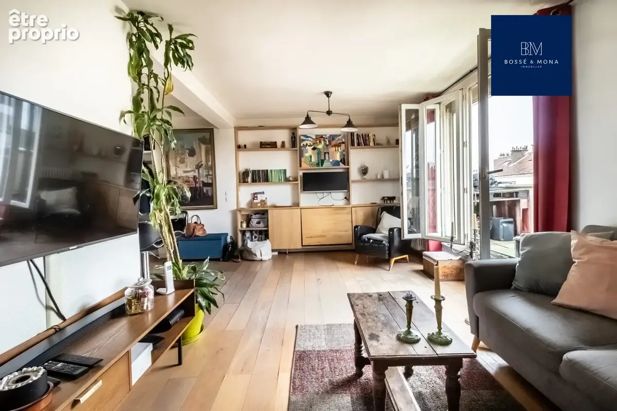 Appartement 58m2, dernier étage avec terrasse, à 400m de la gare de Bécon-les-Bruyères - photo 8
