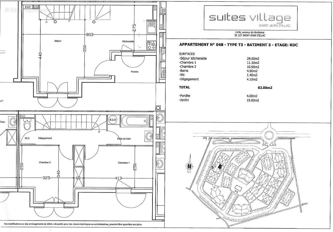 Vente appartement T3 - Résidence de tourisme  APPARTCITY à Saint-Jean-d'Illac - photo 17