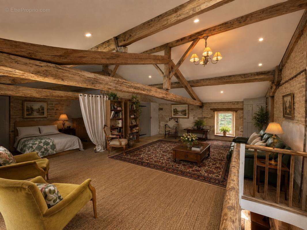 Maison en pierre de 186m2, dépendances et beau jardin - photo 11