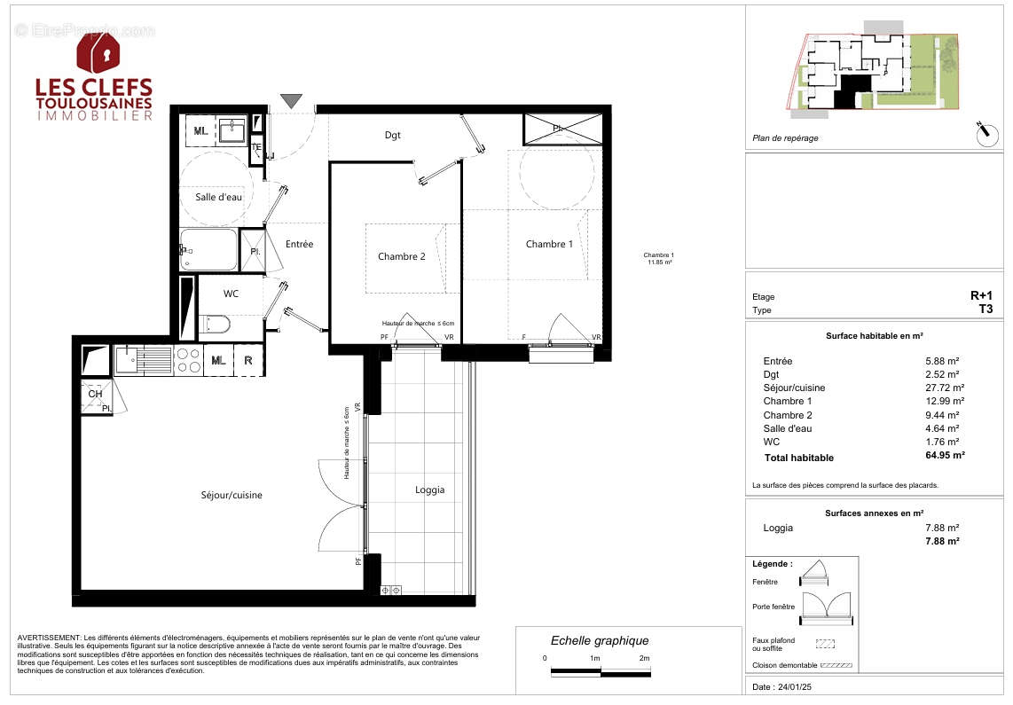 Appartement à TOULOUSE