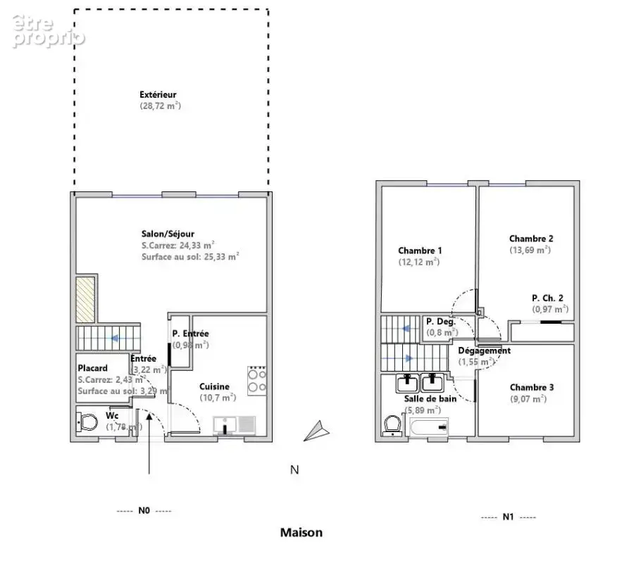 Villeneuve Loubet Maison 4 pièces 110 m2 - piscine - gardien - jardin - stationnement - photo 16