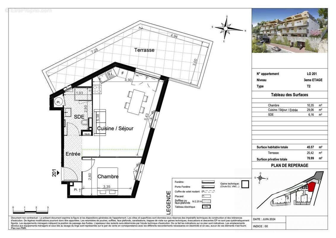 Appartement à BEAUSOLEIL
