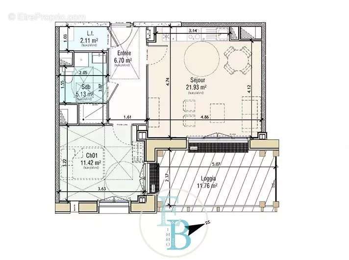 Appartement à FLEURY-SUR-ORNE