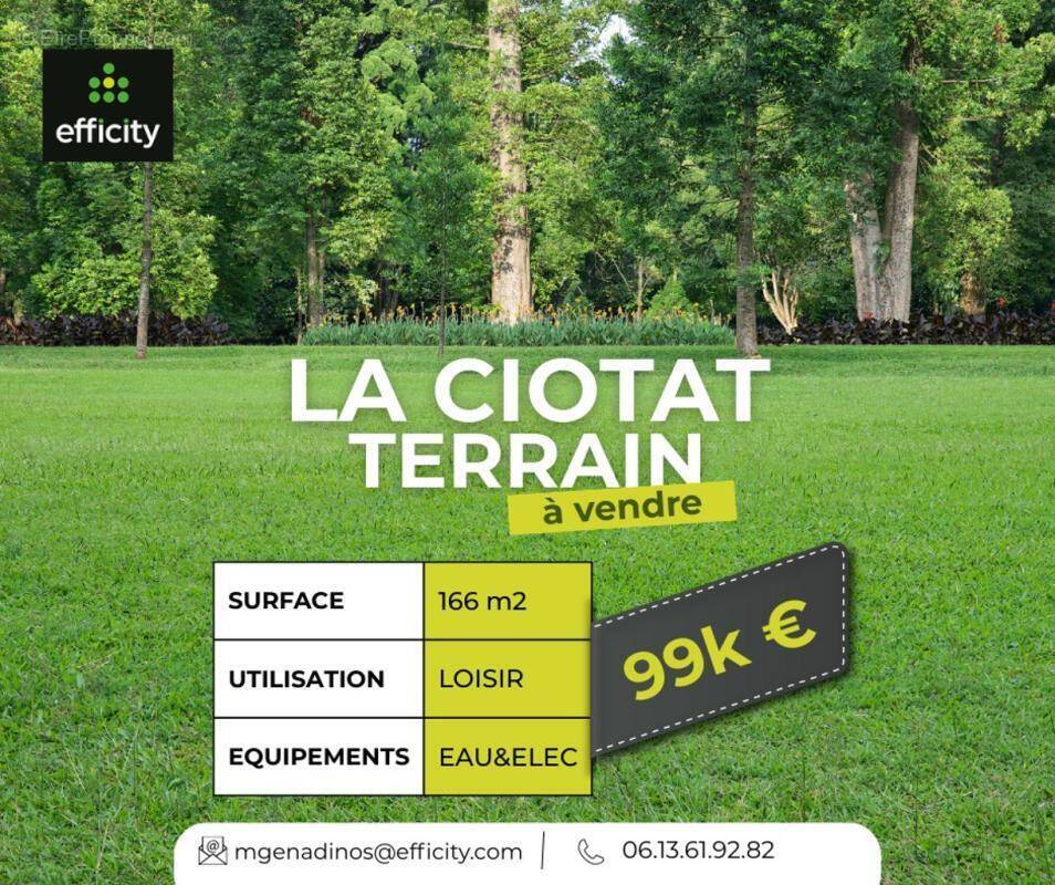 Terrain à LA CIOTAT