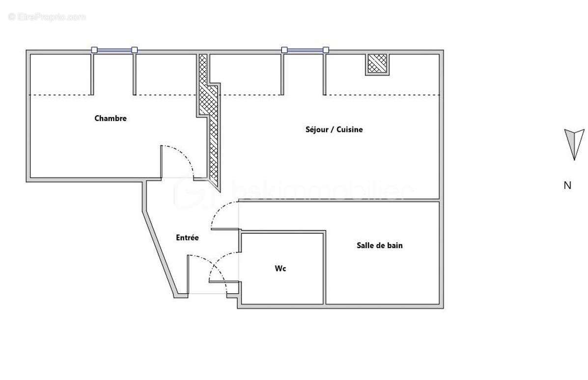 Bel appartement t2 hyper centre de chelles a 5 minutes de la gare faibles charges - photo 14