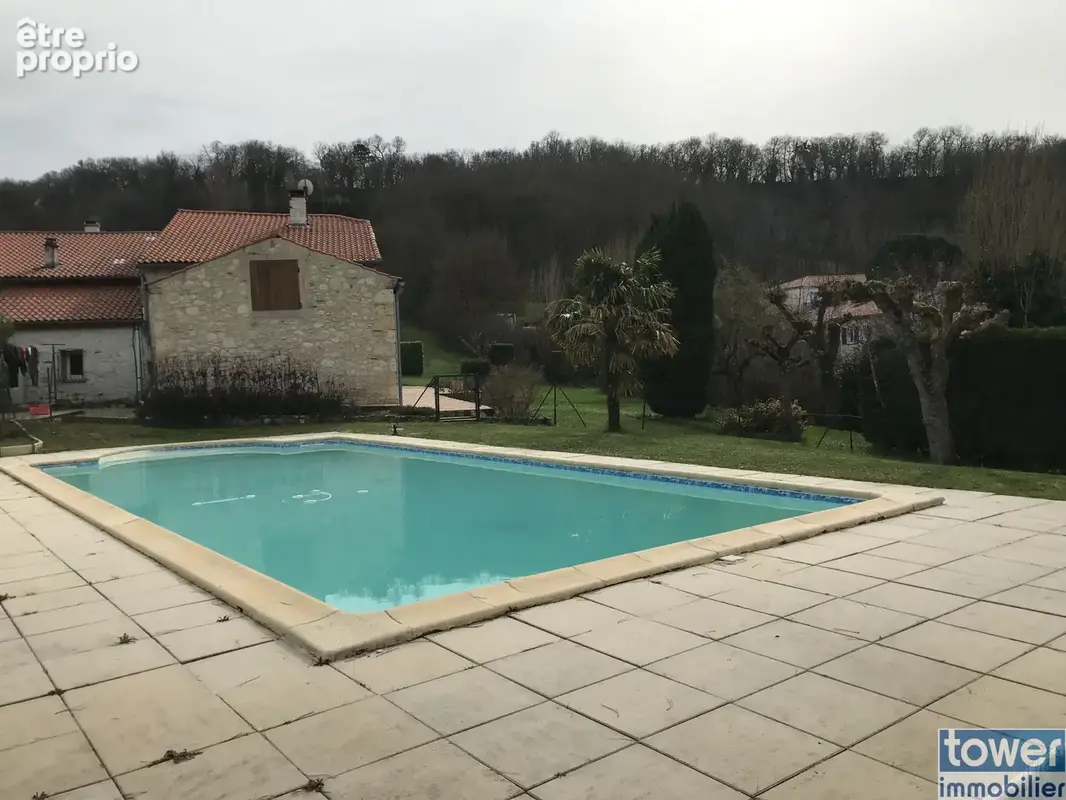 Propriété en pierres de 220m2  115m2 de hangar , piscine, terrain de 5000m2 clos et arboré. - photo 8