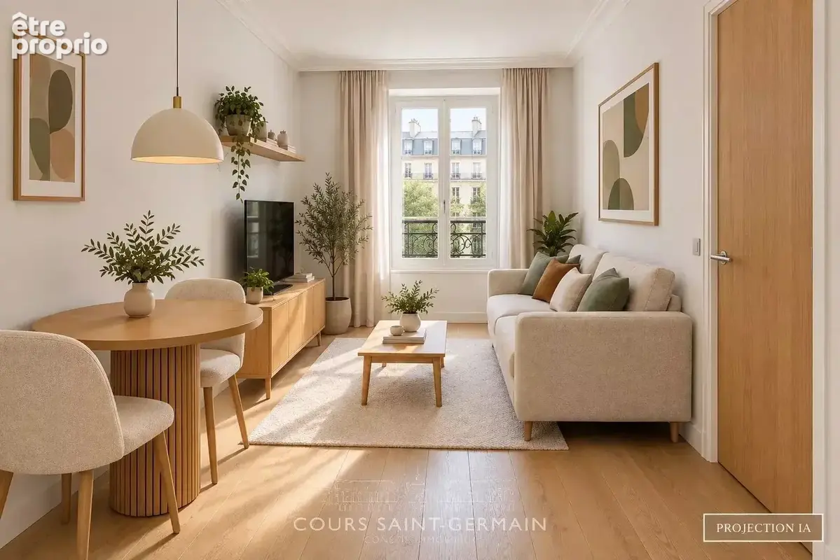 Paris VIᵉ – Rue d’Assas – 2 pièces avec projet de rénovation - photo 2