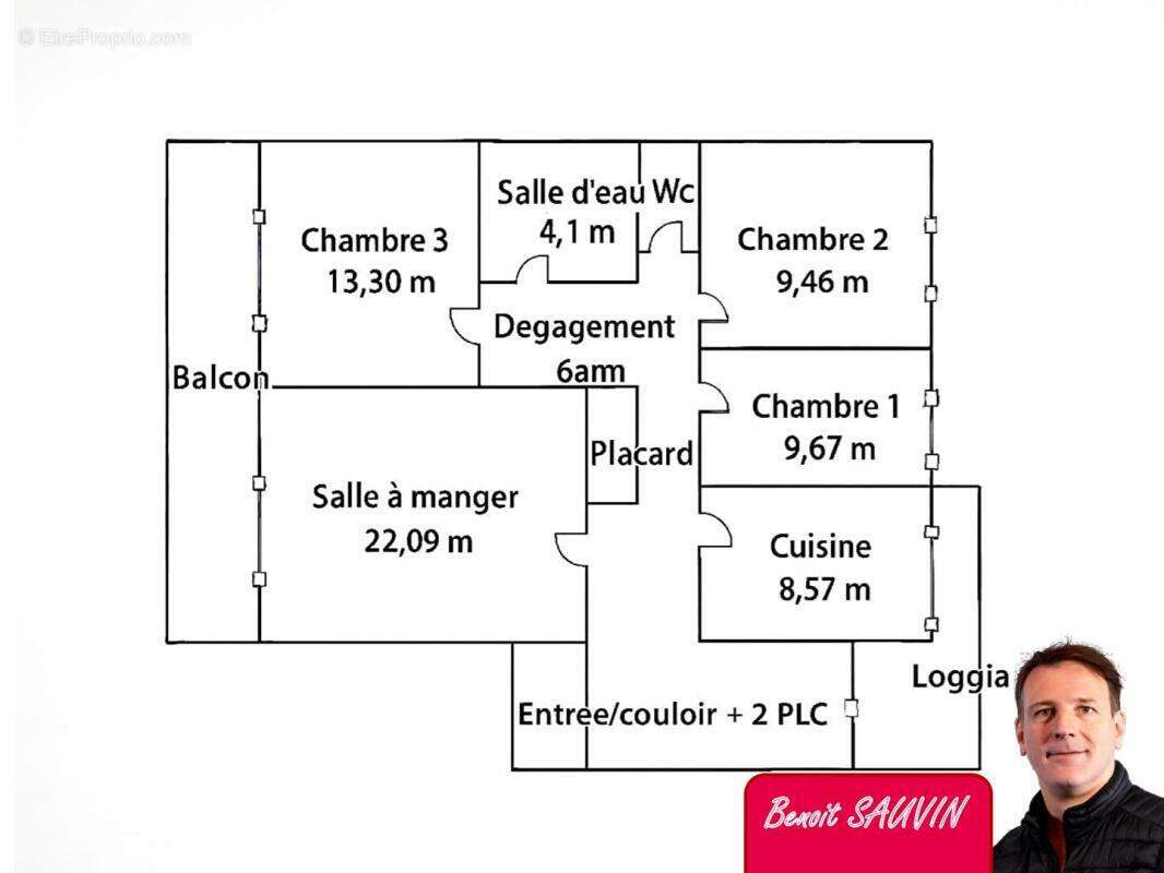 Appartement à MARSEILLE-4E