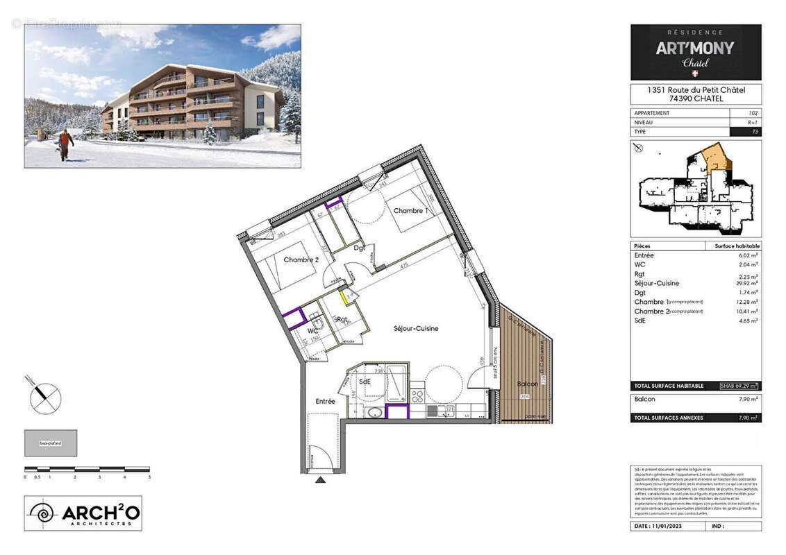 Appartement à CHATEL