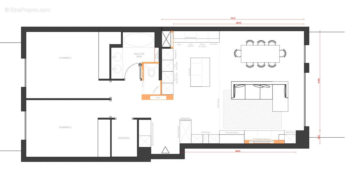 Appartement à LEVALLOIS-PERRET