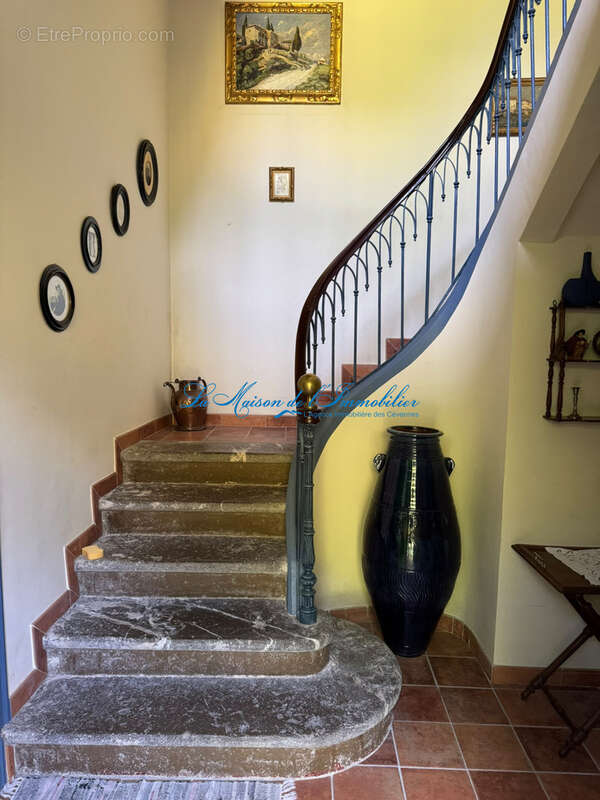 A proximité de la Bambouseraie d'Anduze, maison en pierres de caractère F4 avec terrasse et jardin - photo 5