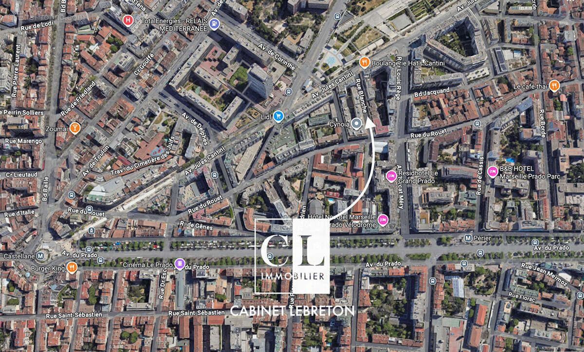 Appartement à MARSEILLE-6E