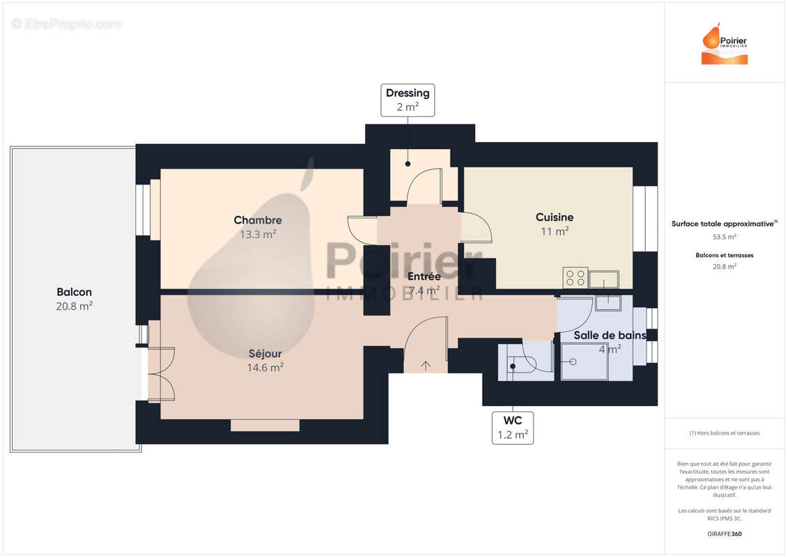 Appartement à EVIAN-LES-BAINS