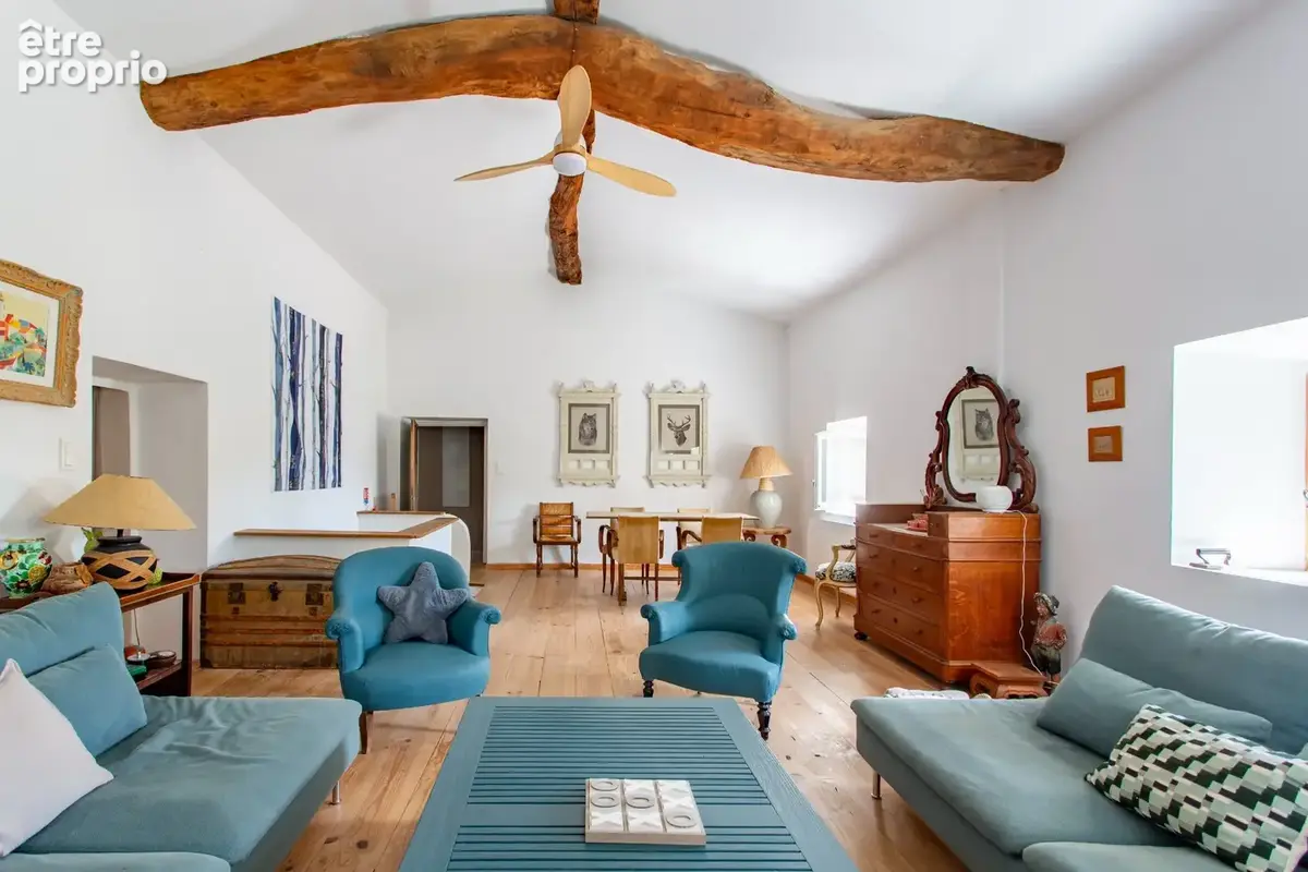 Mas à vendre 15 pièces  523 m2 avec Gîte 14 pers.SAINT SEBASTIEN D'AIGREFEUILLE (30) Terrain + de 7 ha boisé - photo 8