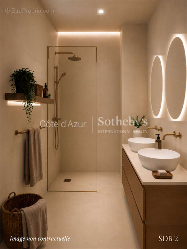 Nice Musiciens : Appartement bourgeois rénové de 3 chambres dans un immeuble Belle Époque - photo 5