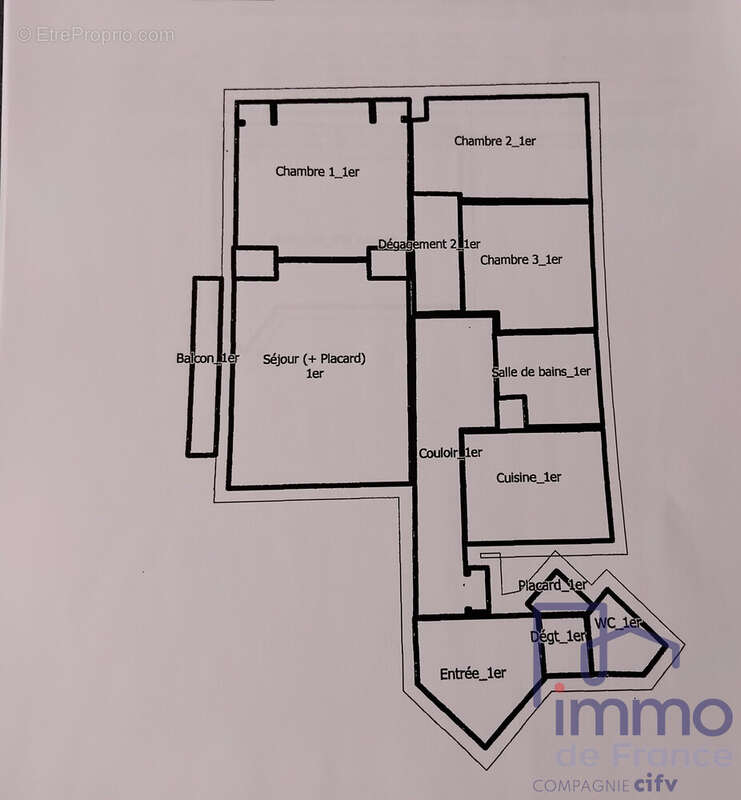 Appartement 87 m² à Le Puy-En-Velay  - photo 6