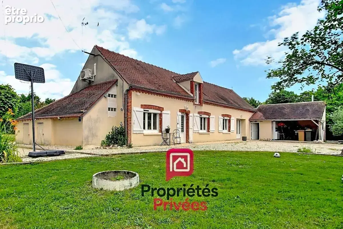 CHEVILLON SUR HUILLARD (45700) - Longère rénovée 130 m² habitables - 4 chambres - Terrain de 2 100 m² - photo 4