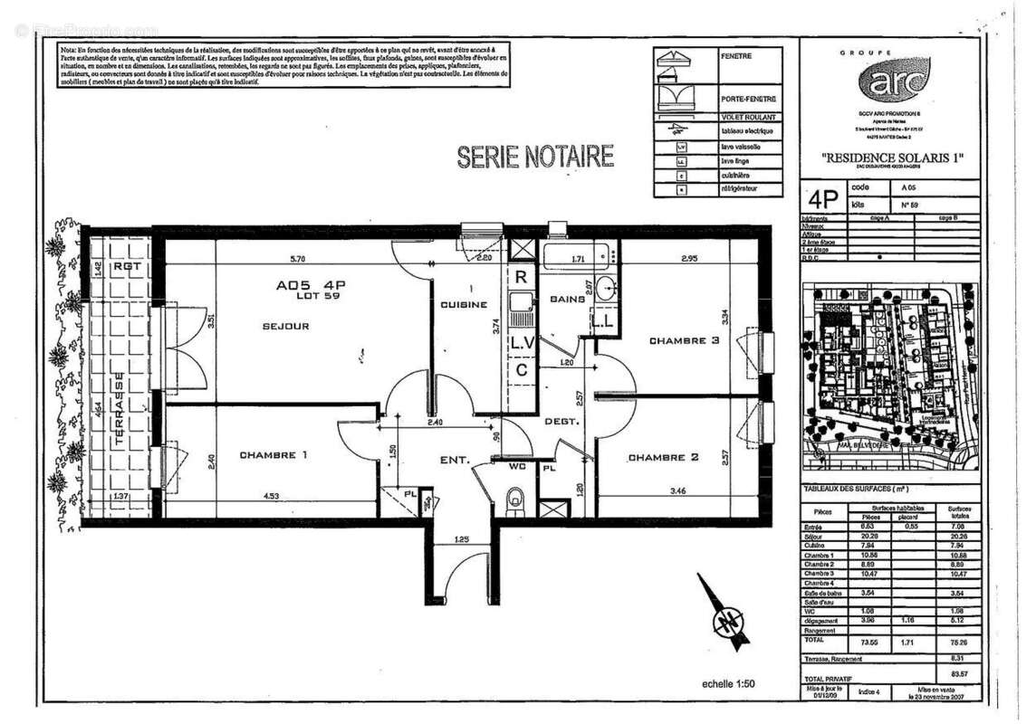 Appartement à ANGERS