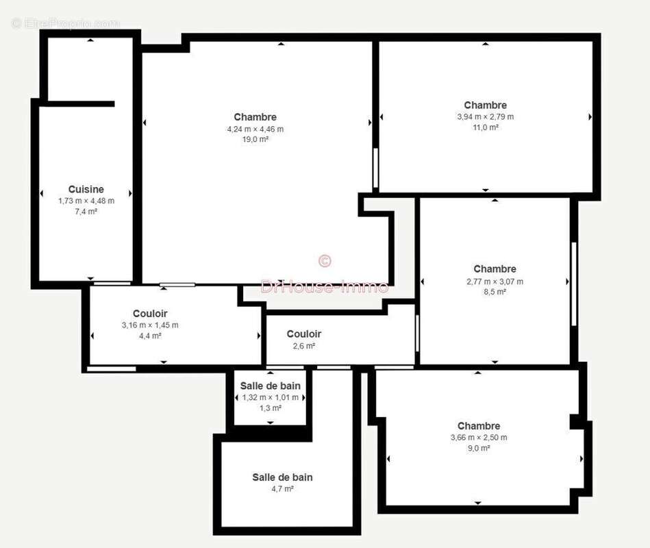 Appartement à SAINT-GRATIEN