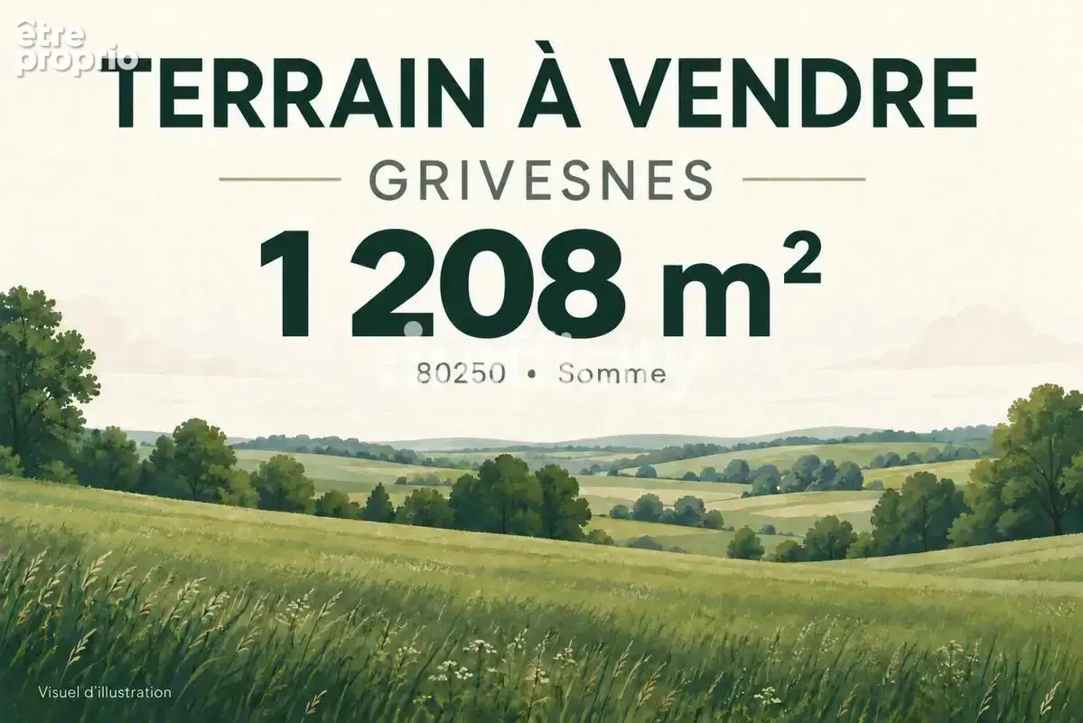 Terrain à GRIVESNES