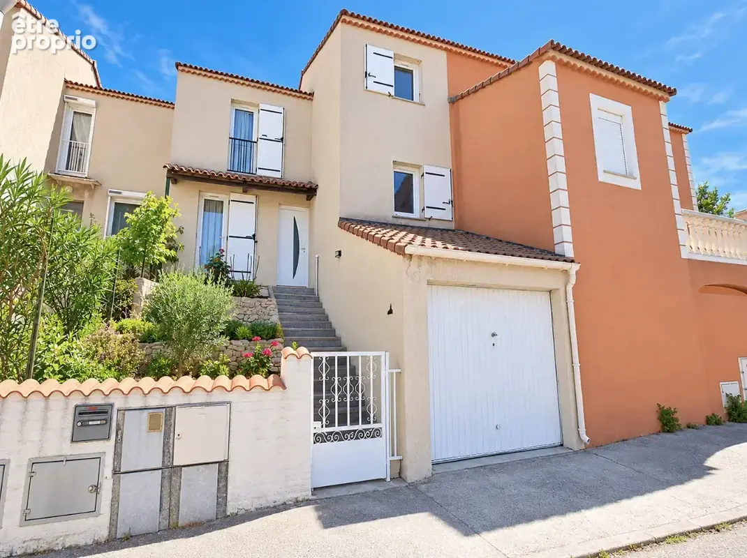Maison type 4 mitoyenne avec jardin ,garage et 1 place de parking privative - photo 9