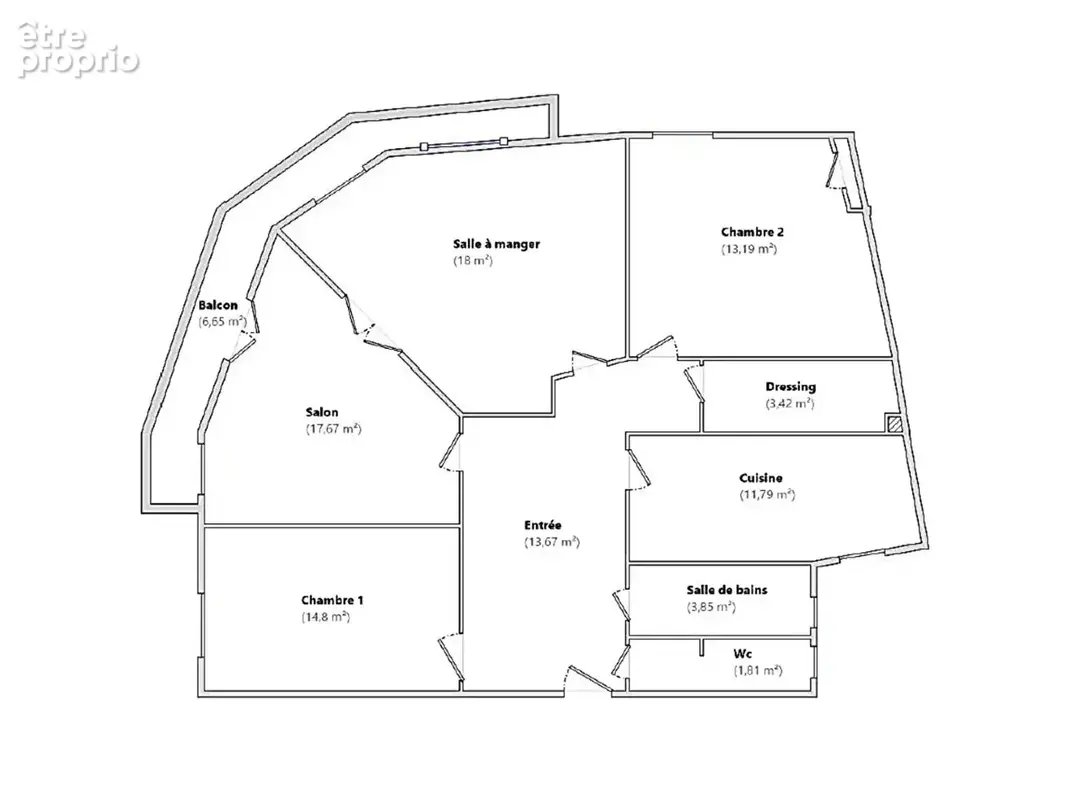 République/Charpennes - T4 de 98m² avec balcon et cave - photo 12