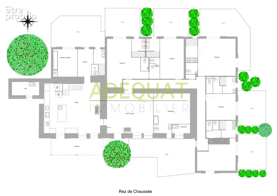 Maison individuelle / 396m2 habitable / 8 chambres / piscine / garage / terrain de 38690m2... - photo 19