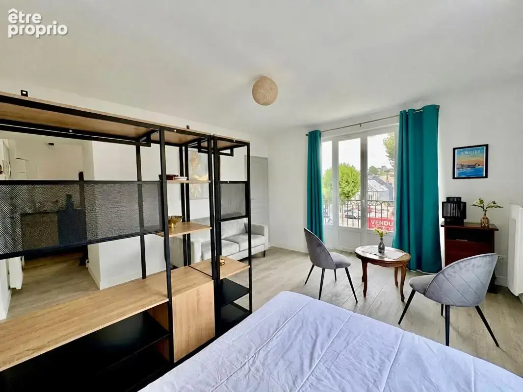 Honfleur centre  appartement 29m2 avec espace nuit, balcon et immeuble rénové - photo 2