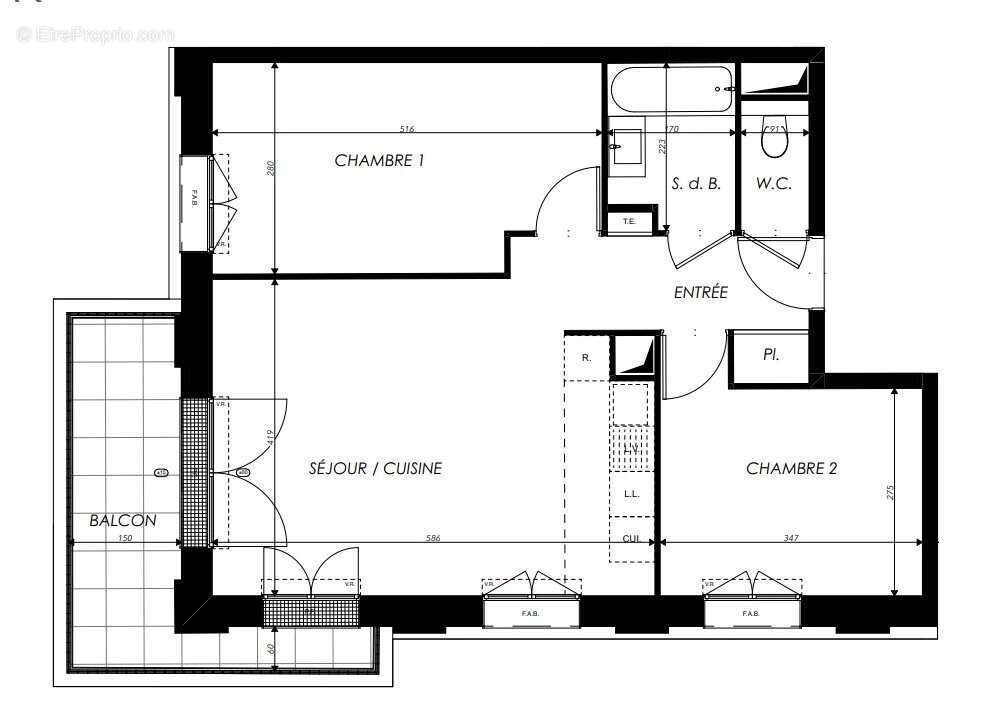 Appartement à COURBEVOIE