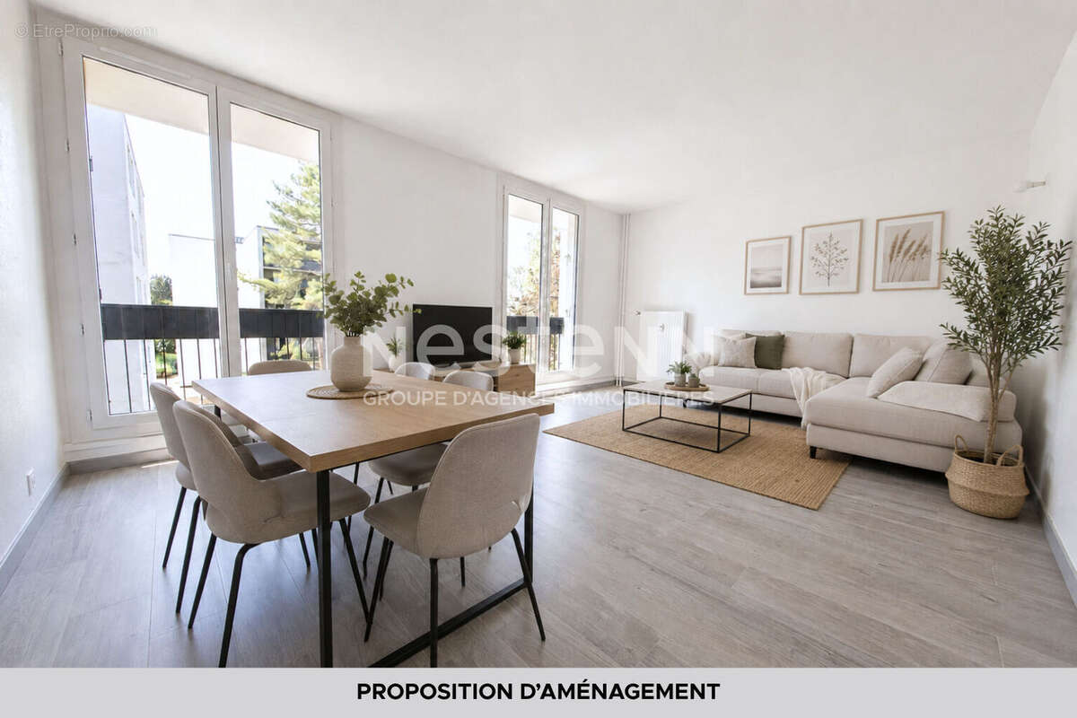 Appartement 4 pièces avec 3 chambres, 2 balcons, parking et ascenseur - photo 3